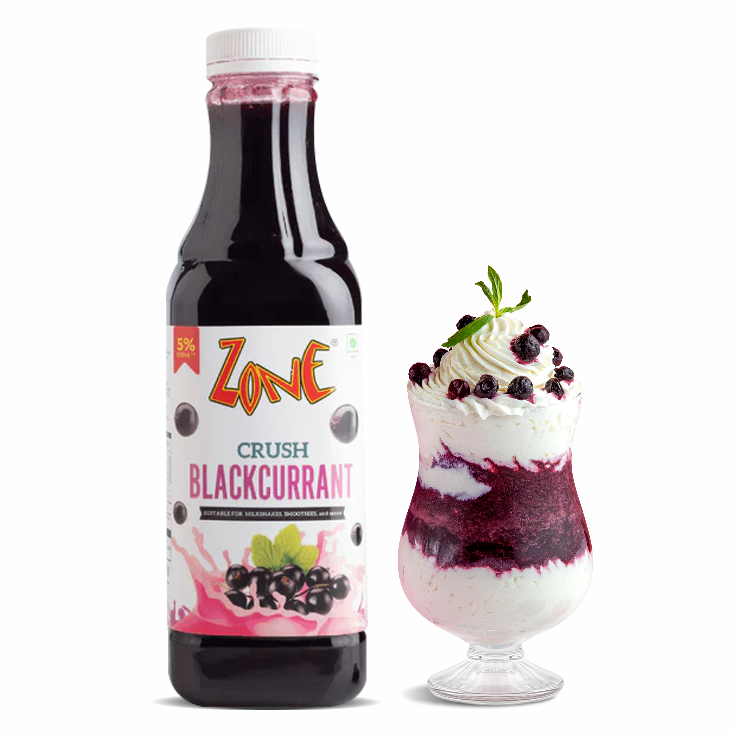 Zone BlackCurrant Flavoured Crush 750ml