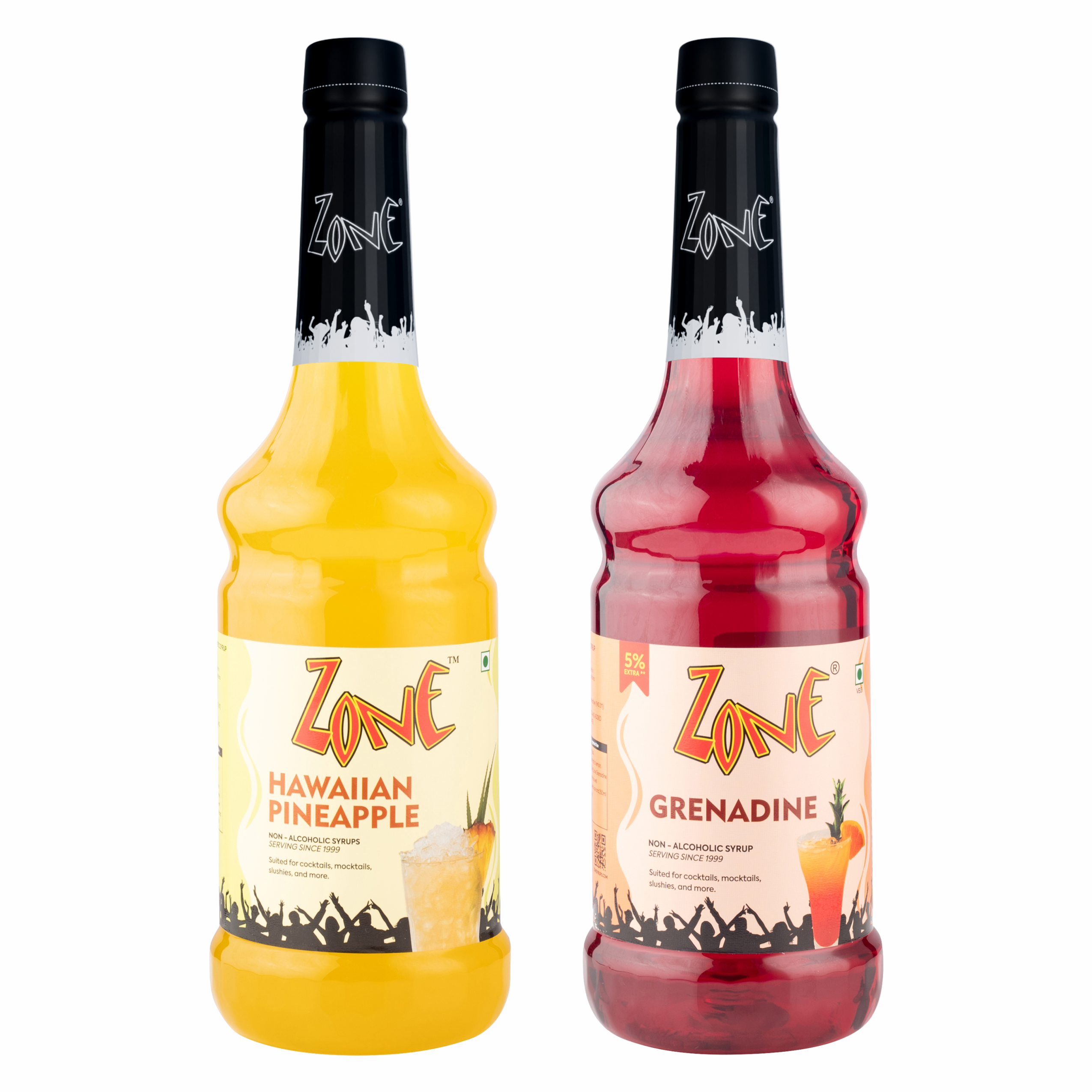 Tropical Monsoon Mule Combo (Pack of Hawaiian Pineapple & Grenadine Syrup 2x1L)