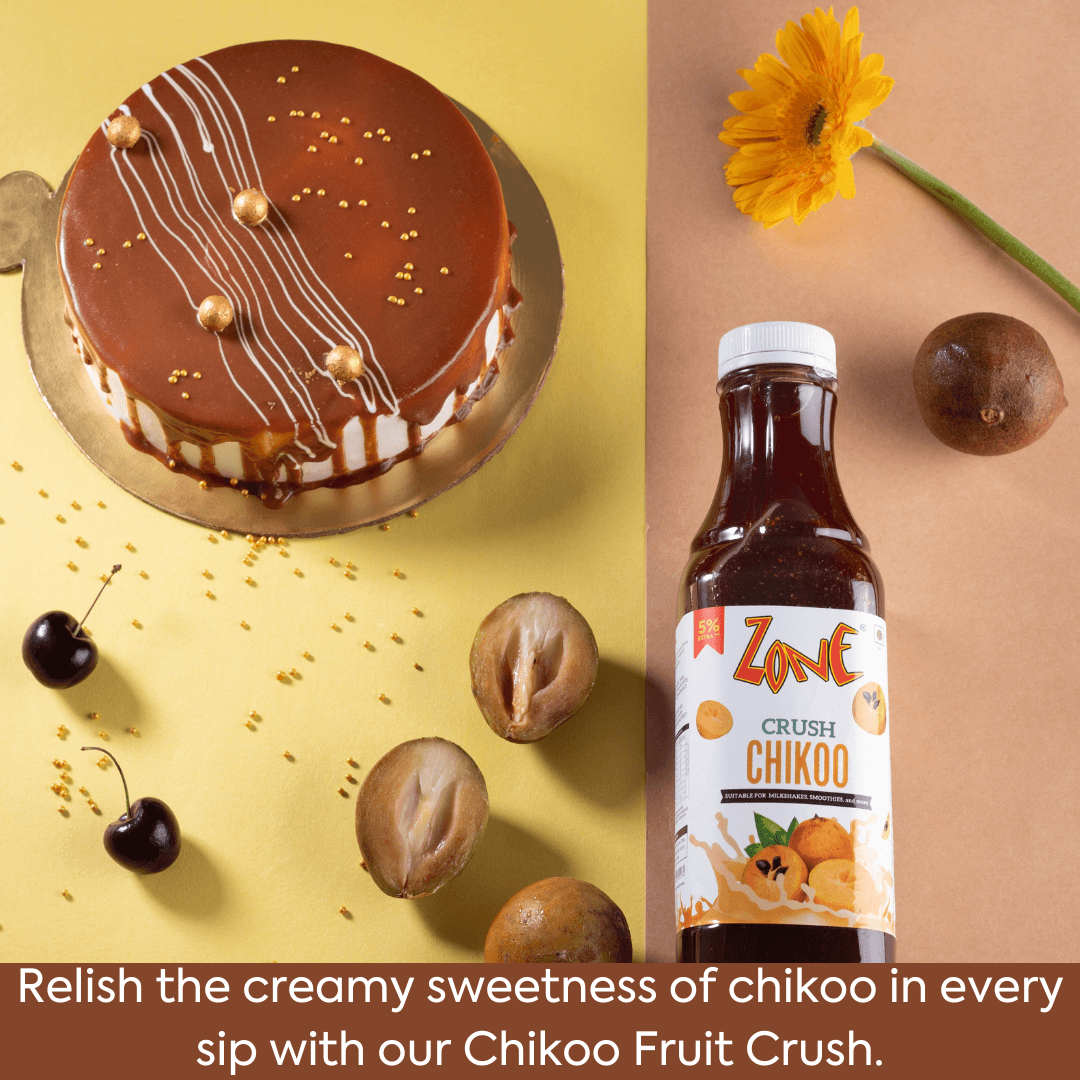 Zone Chikoo Flavoured Crush 750ml