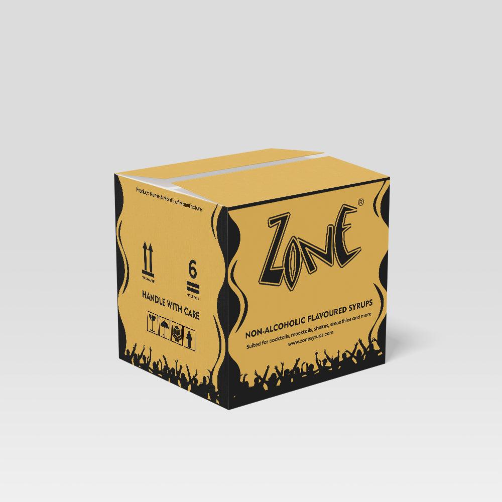 Zone Peach Ice Tea Flavoured Syrup 12x1L