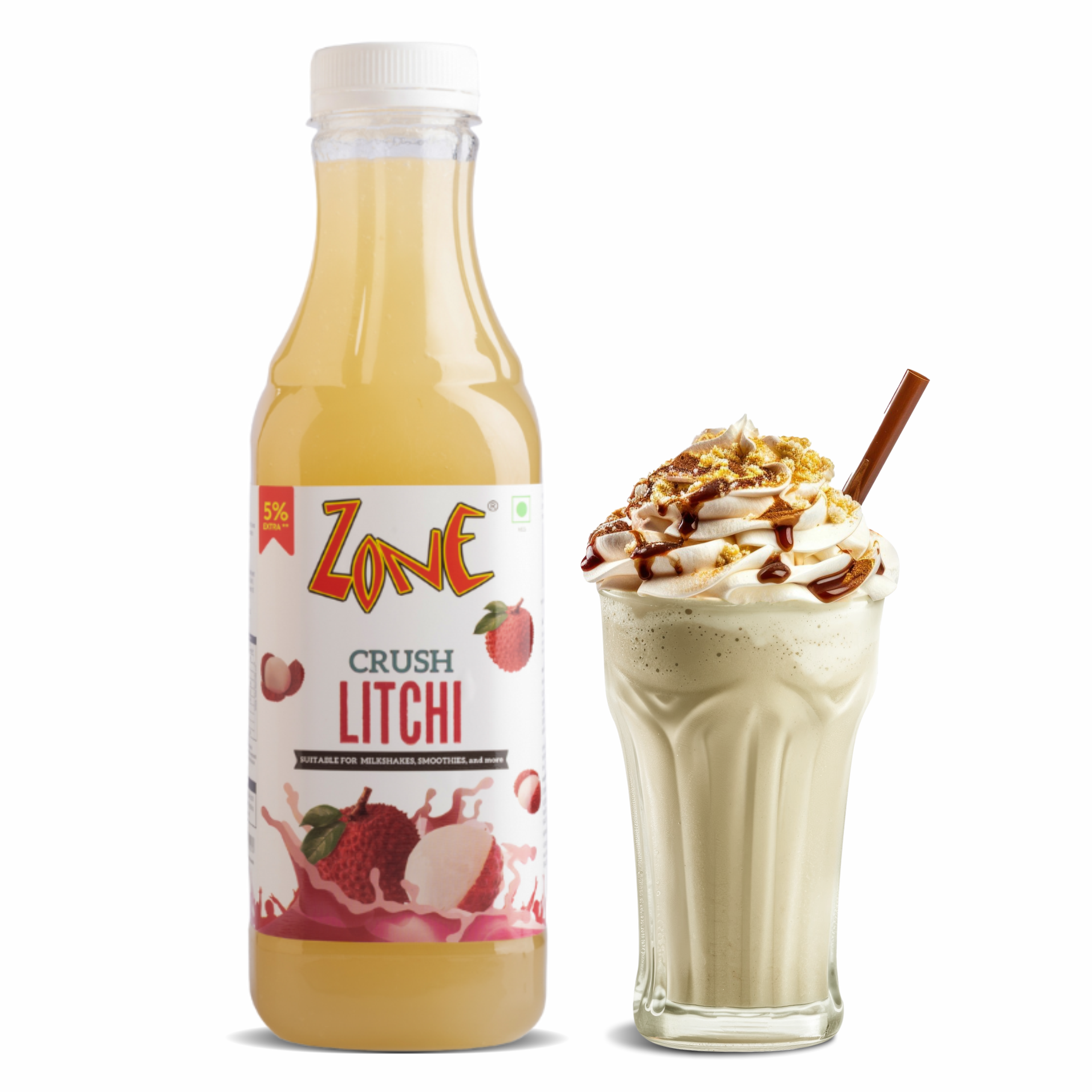 Zone Litchi Flavoured Crush 750ml