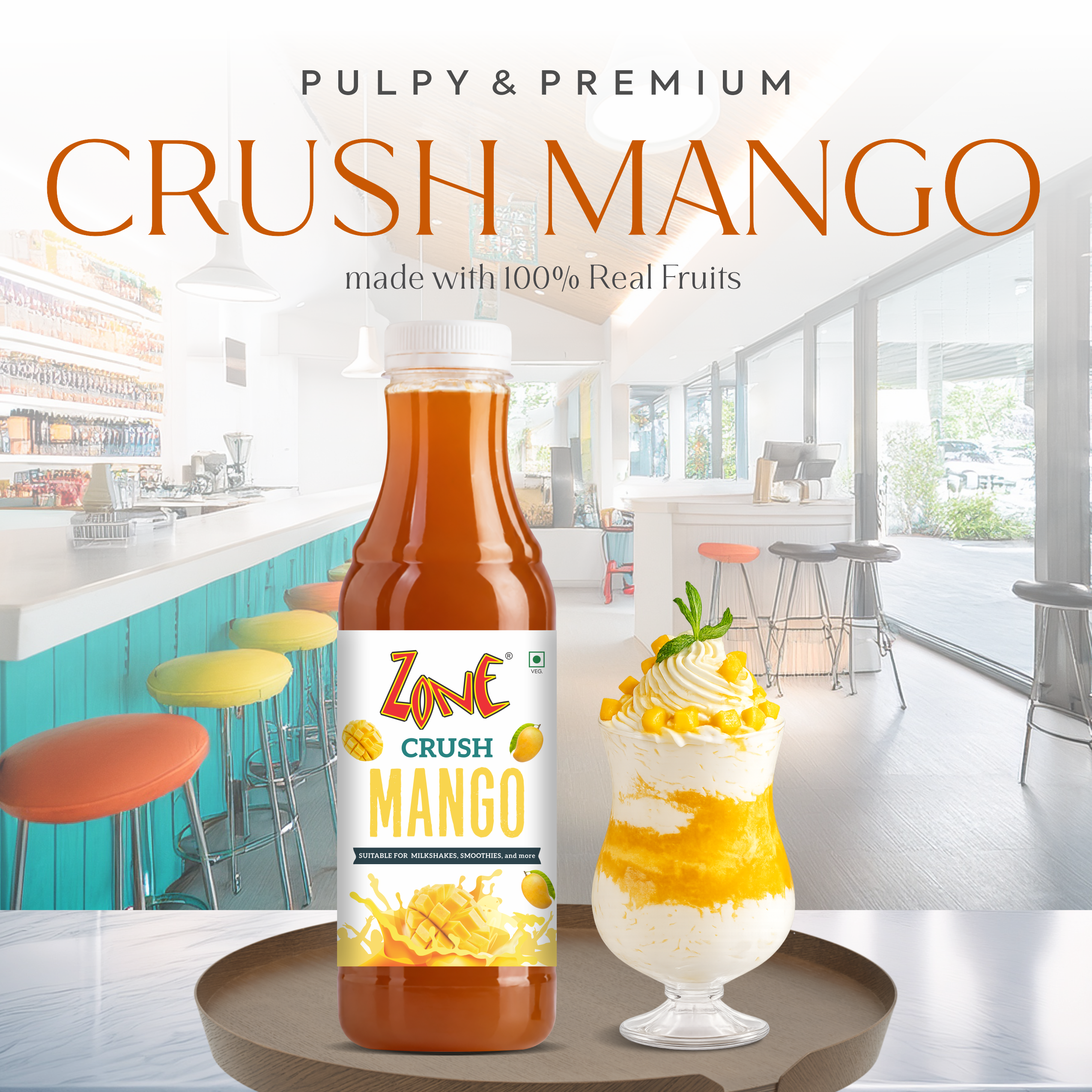 Zone Mango Flavoured Crush 750ml