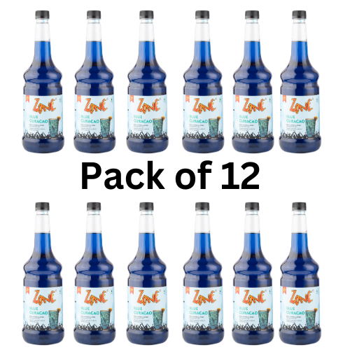 Zone Blue Curacao Flavoured Syrup 12x1L