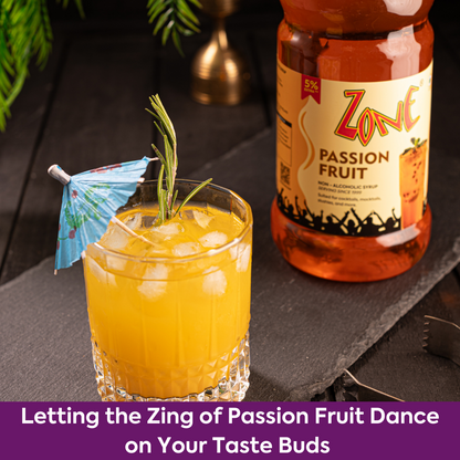Zone Passion Fruit Flavoured Syrup