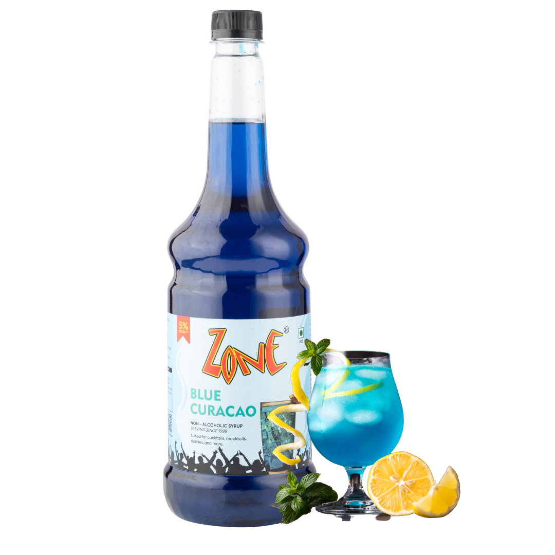 Zone Blue Curacao Flavoured Syrup