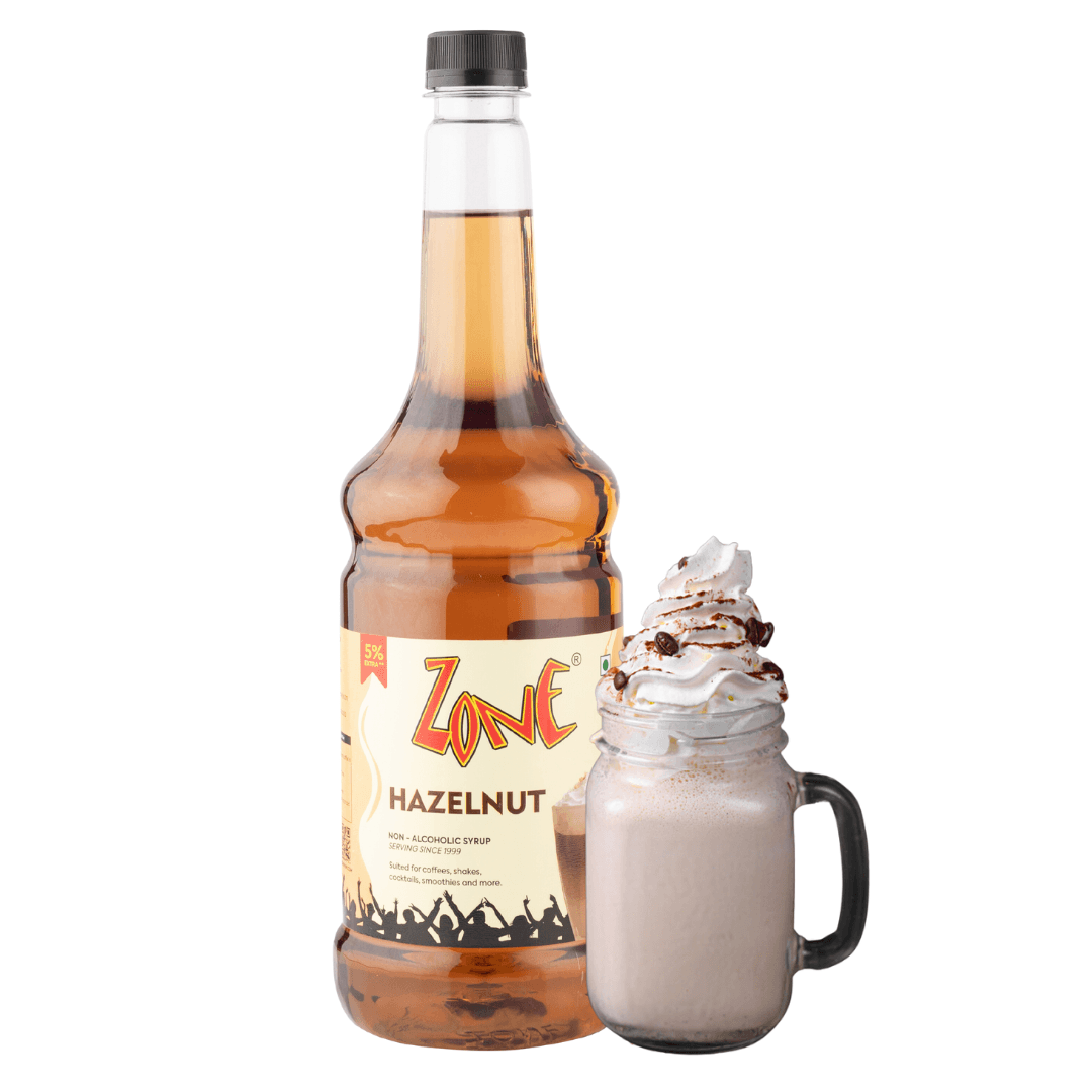 Zone Hazelnut Flavoured Syrup | Coffees, Shakes & more – zonesyrups