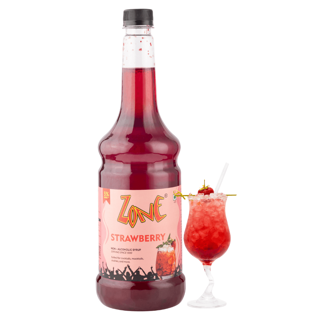 Zone Strawberry Flavoured Syrup 1050ml