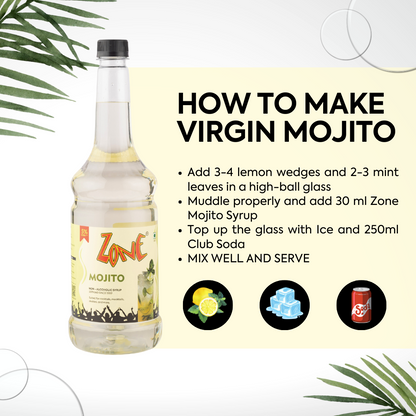 Zone Mojito Flavoured Syrup