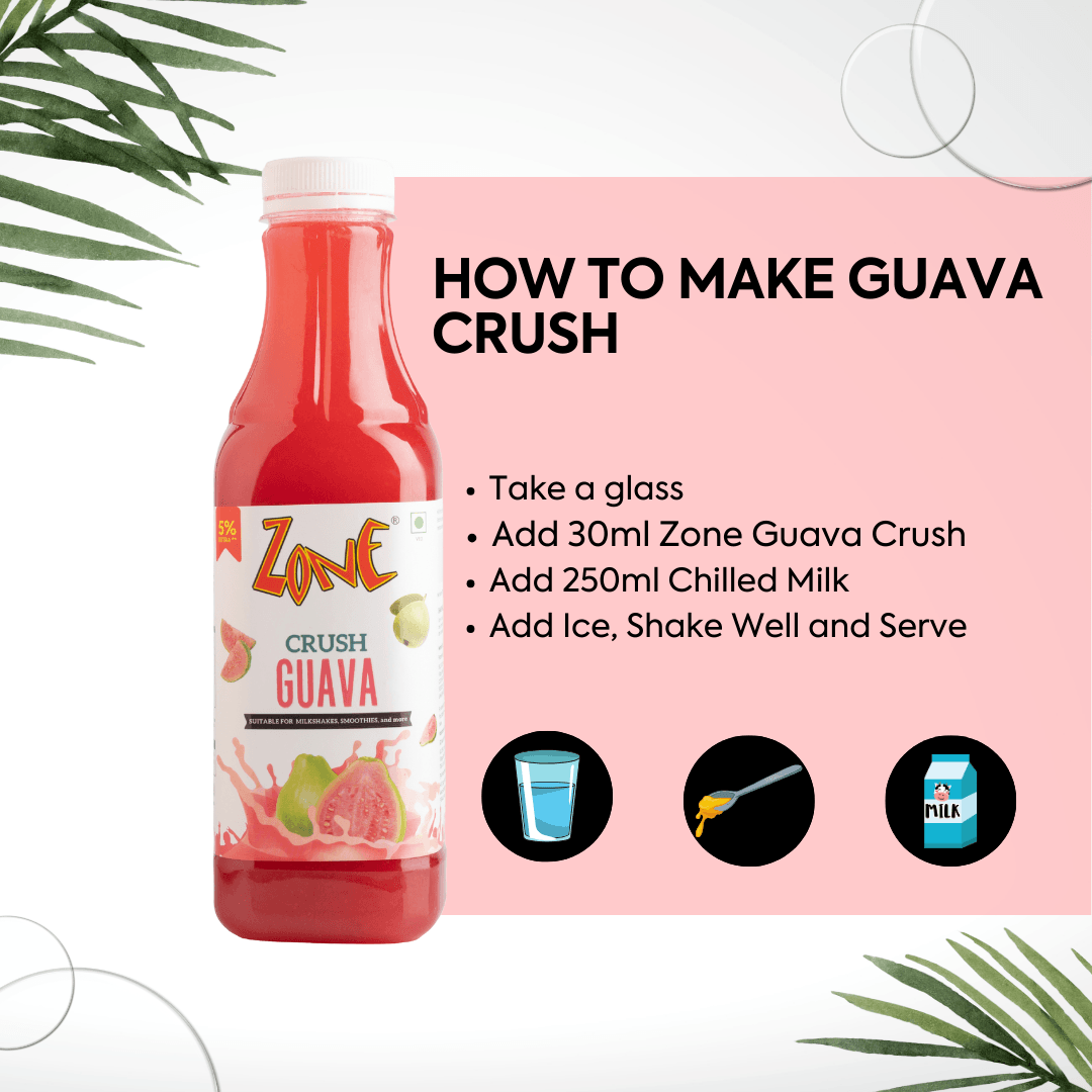 Zone Guava Flavoured Crush 750ml