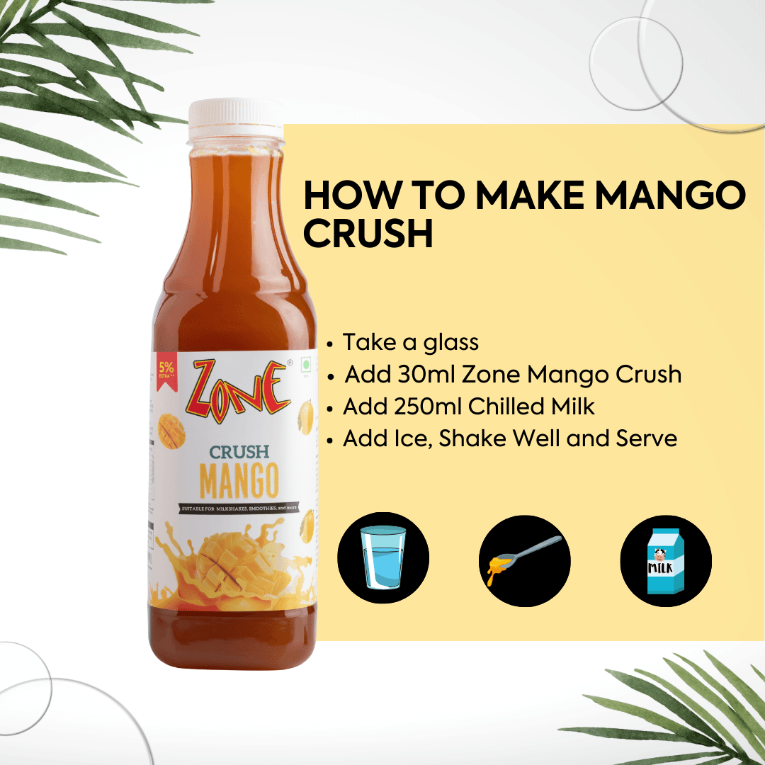 Zone Mango Flavoured Crush 750ml