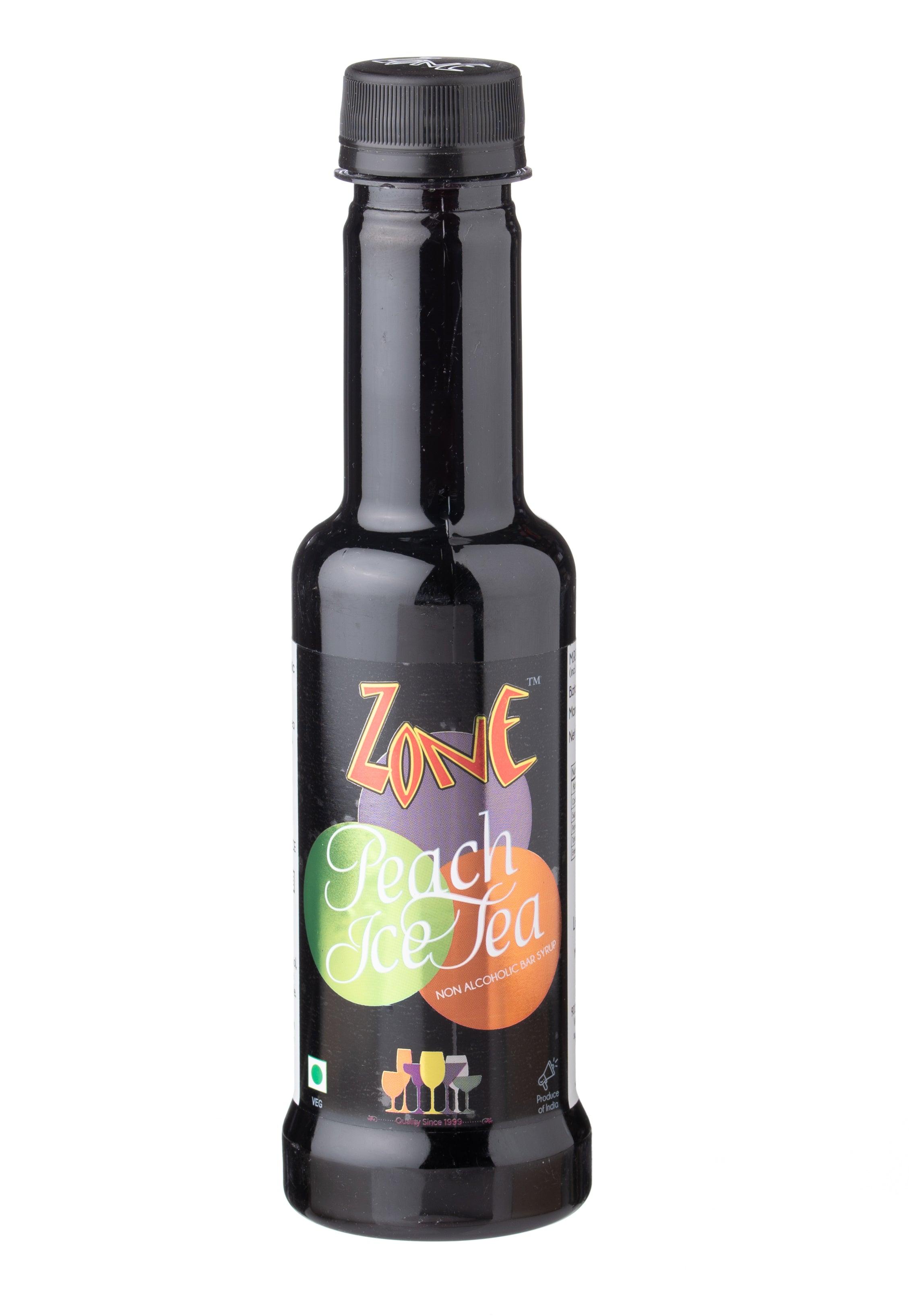 Zone Peach Ice Tea Flavoured Syrup 240ml