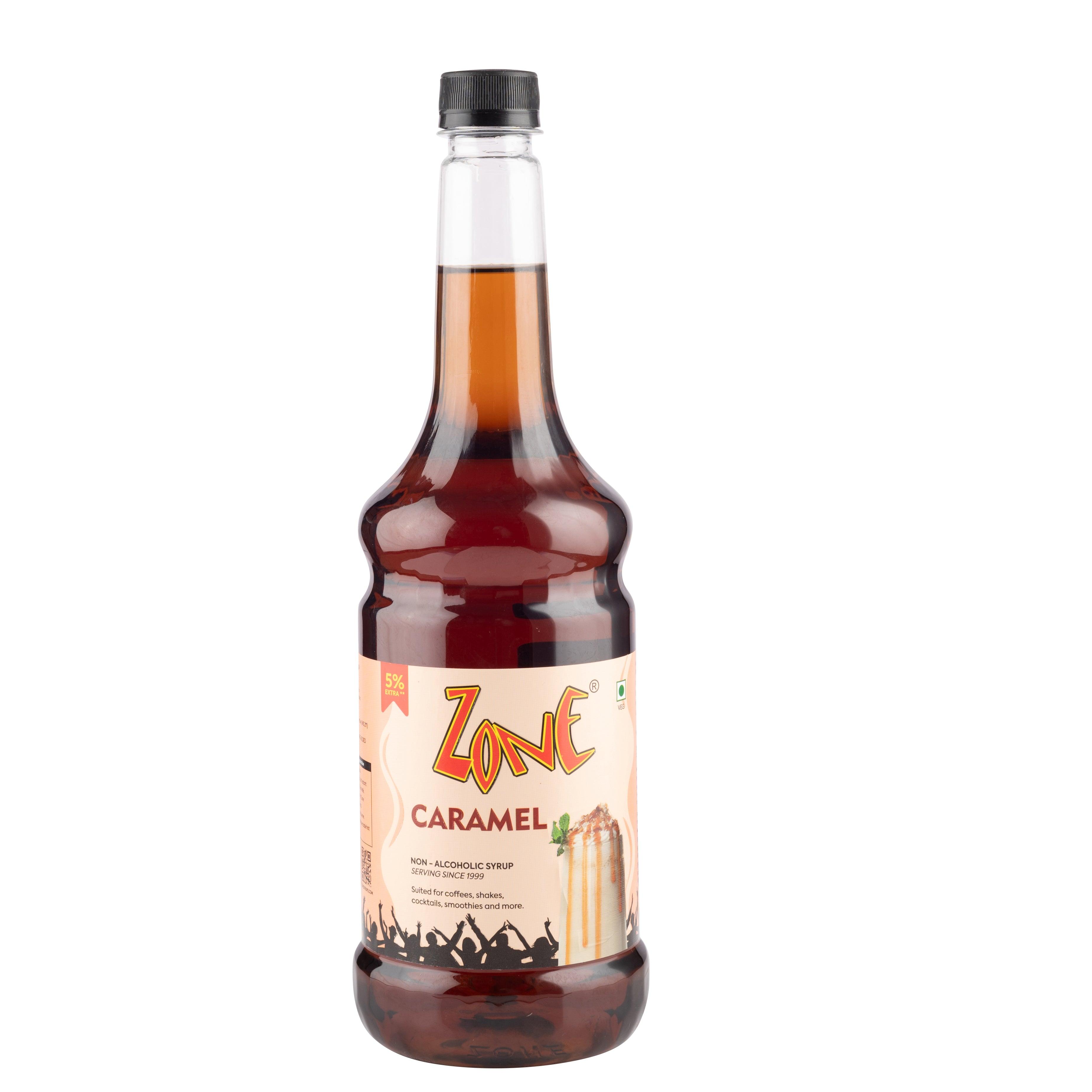 Zone Caramel Flavoured Syrup 1050ml