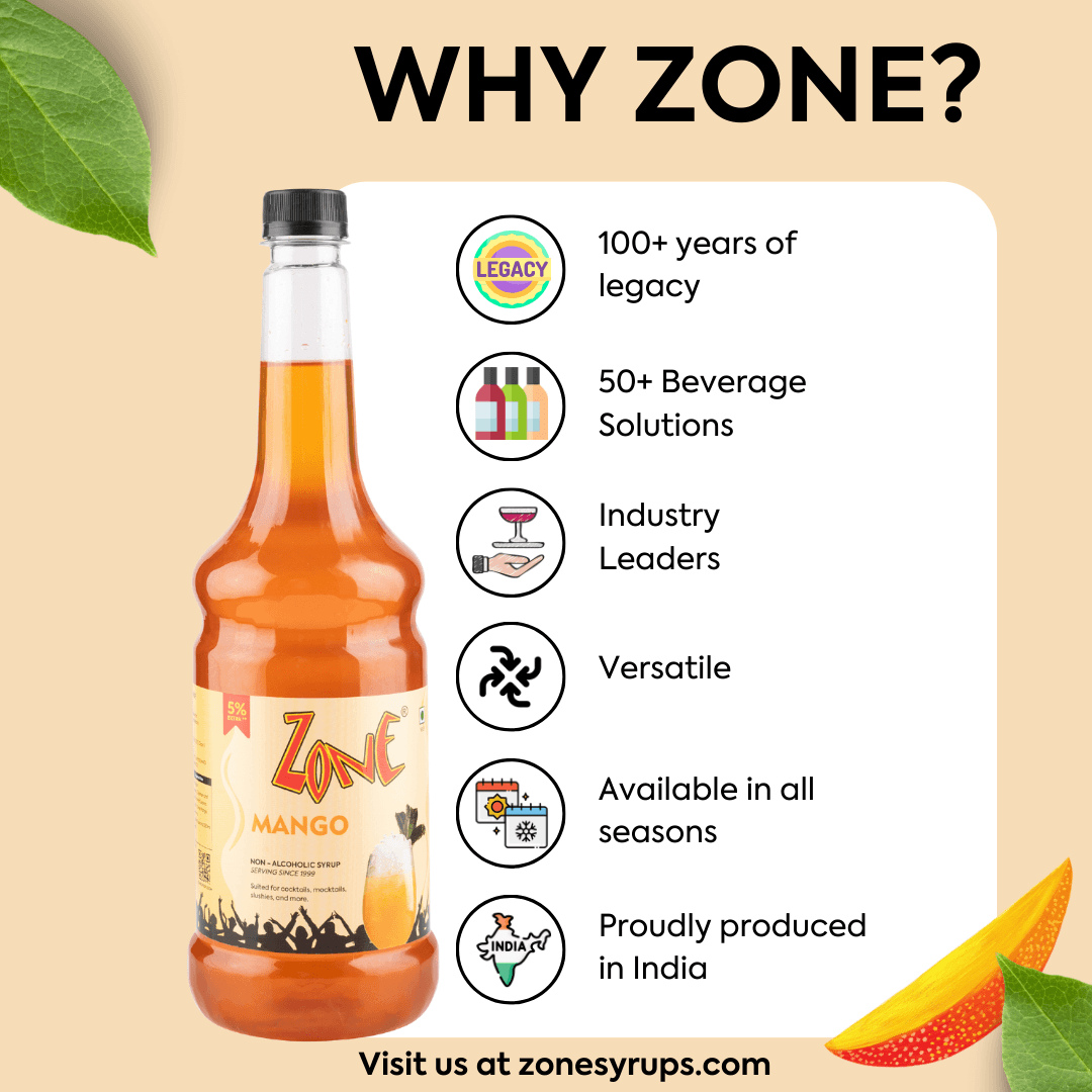 Zone Mango Flavoured Syrup