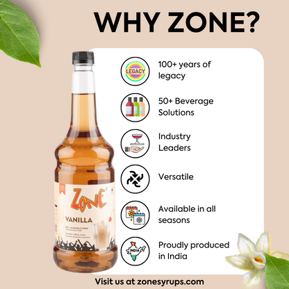 Zone Vanilla Flavoured Syrup