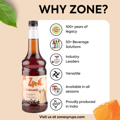 Zone Caramel Flavoured Syrup