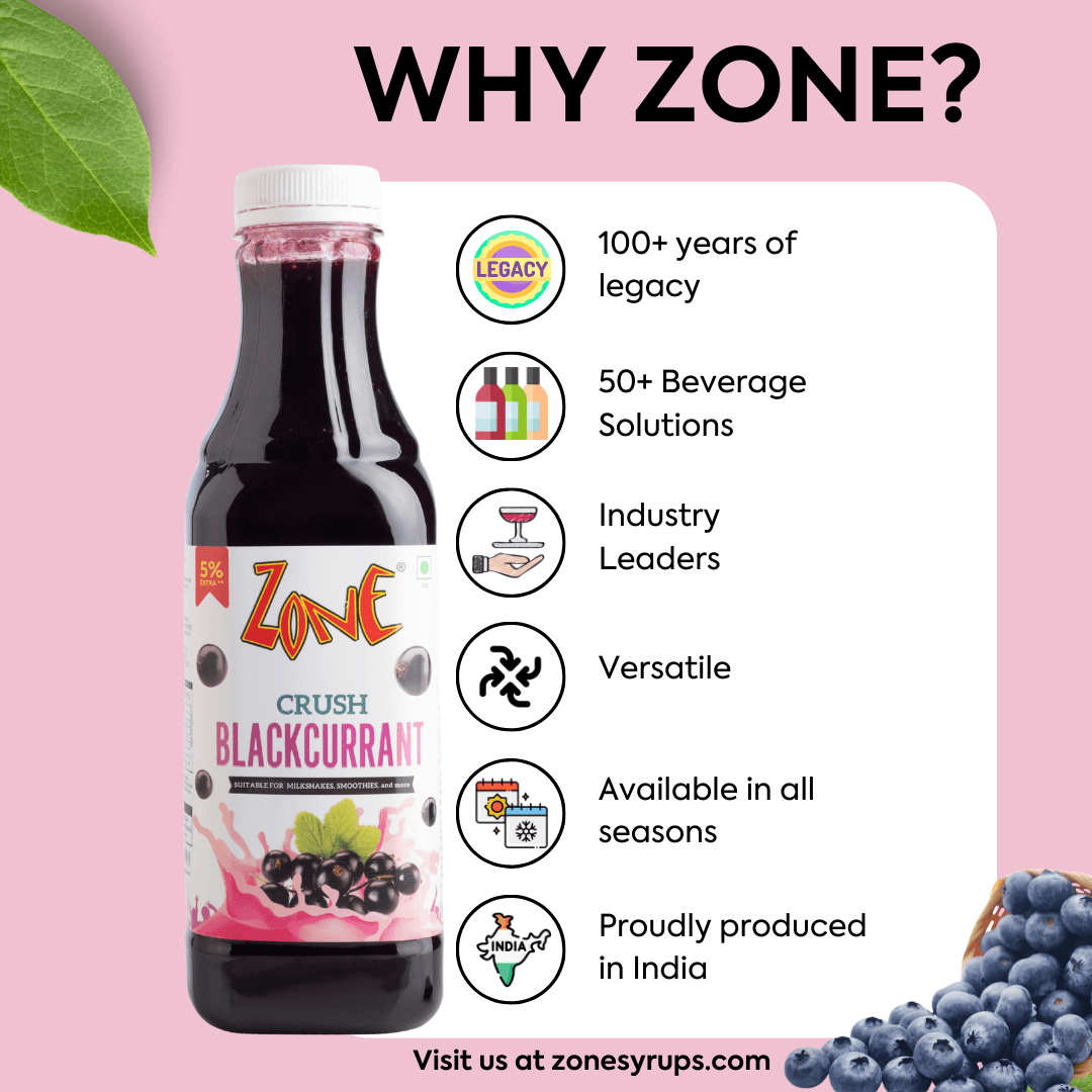 Zone BlackCurrant Flavoured Crush 750ml