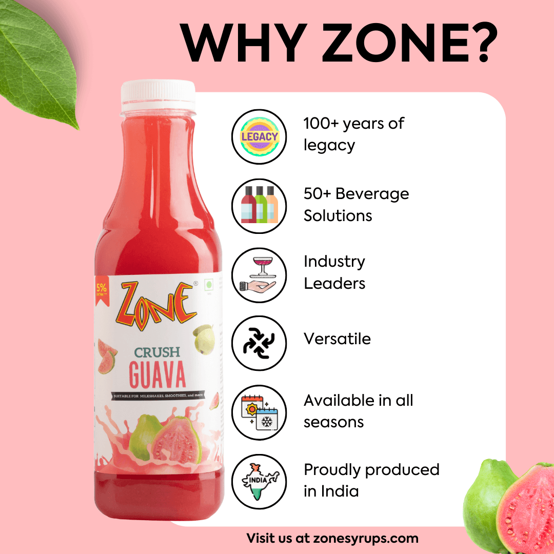 Zone Guava Flavoured Crush 750ml