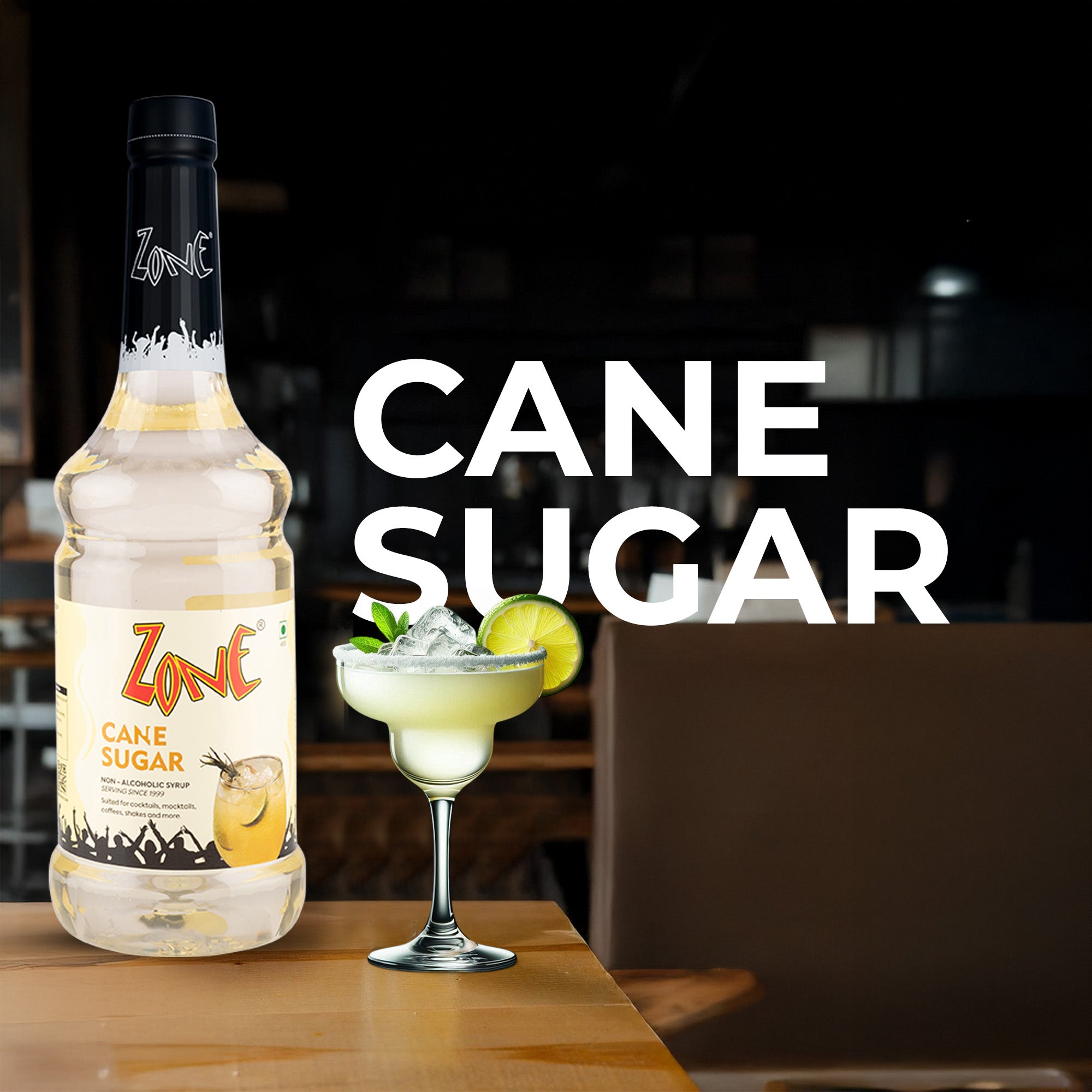Zone Cane Sugar Flavoured Syrup 1000ml
