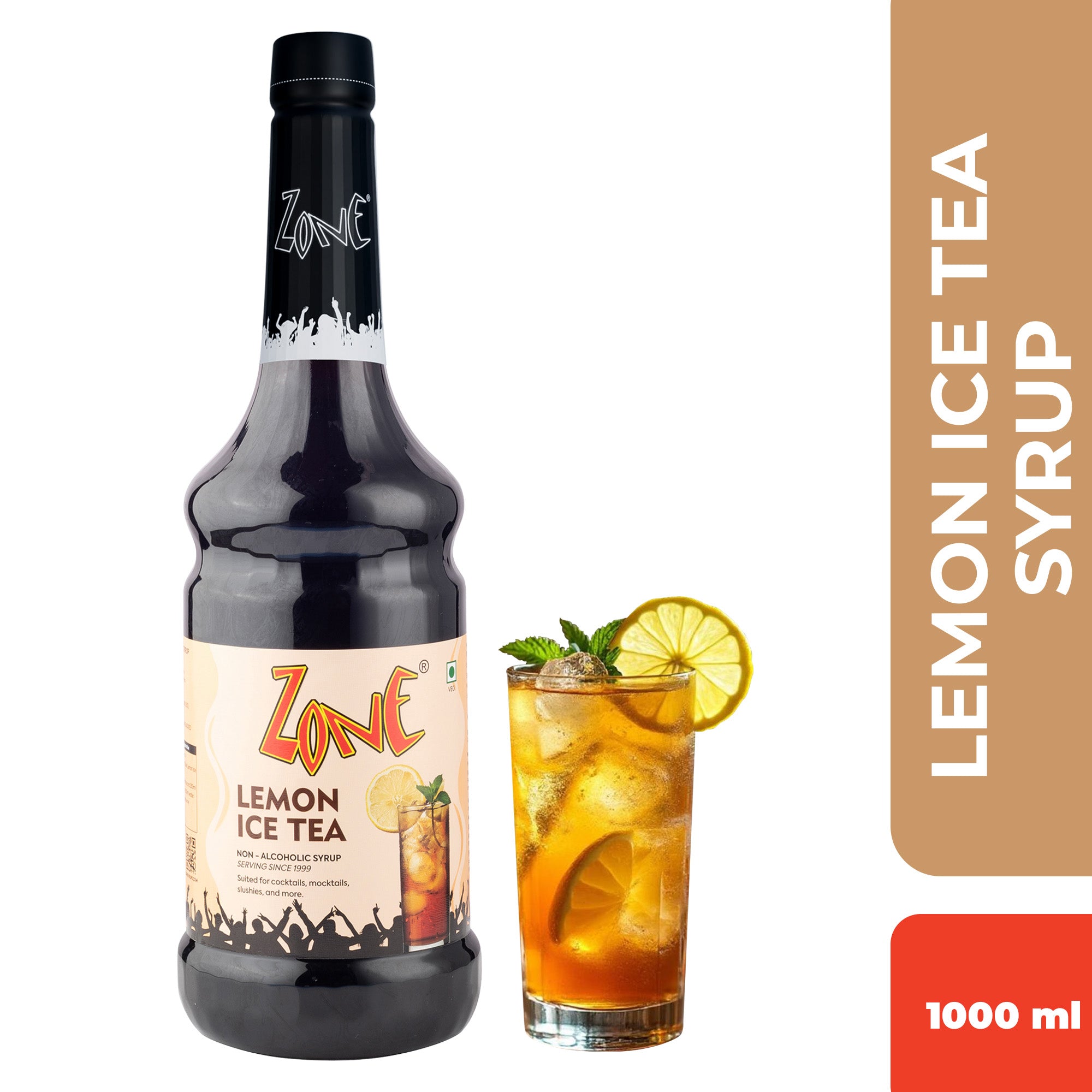 Zone Lemon Ice Tea Flavoured Syrup 1000ml