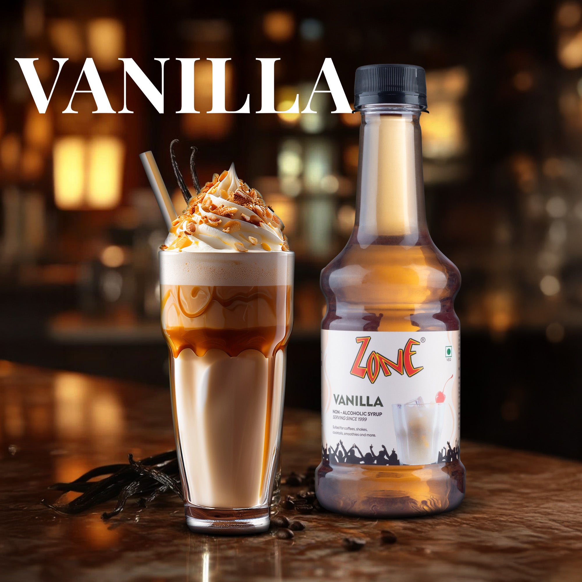 Zone Vanilla Bar Syrup (300ml)