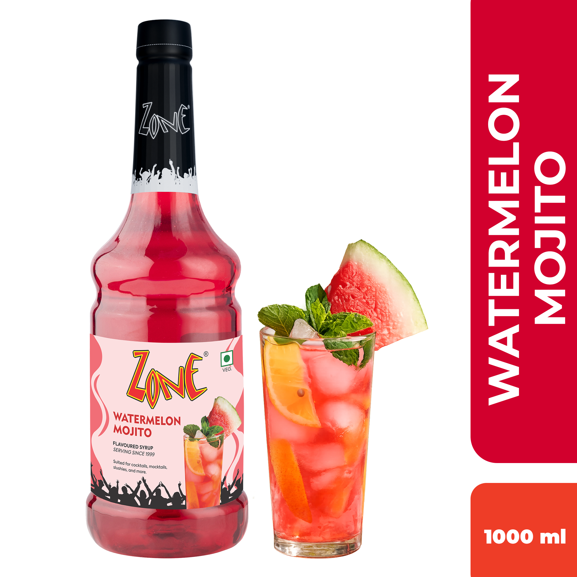 Zone Watermelon Mojito Flavoured Syrup 1000ml
