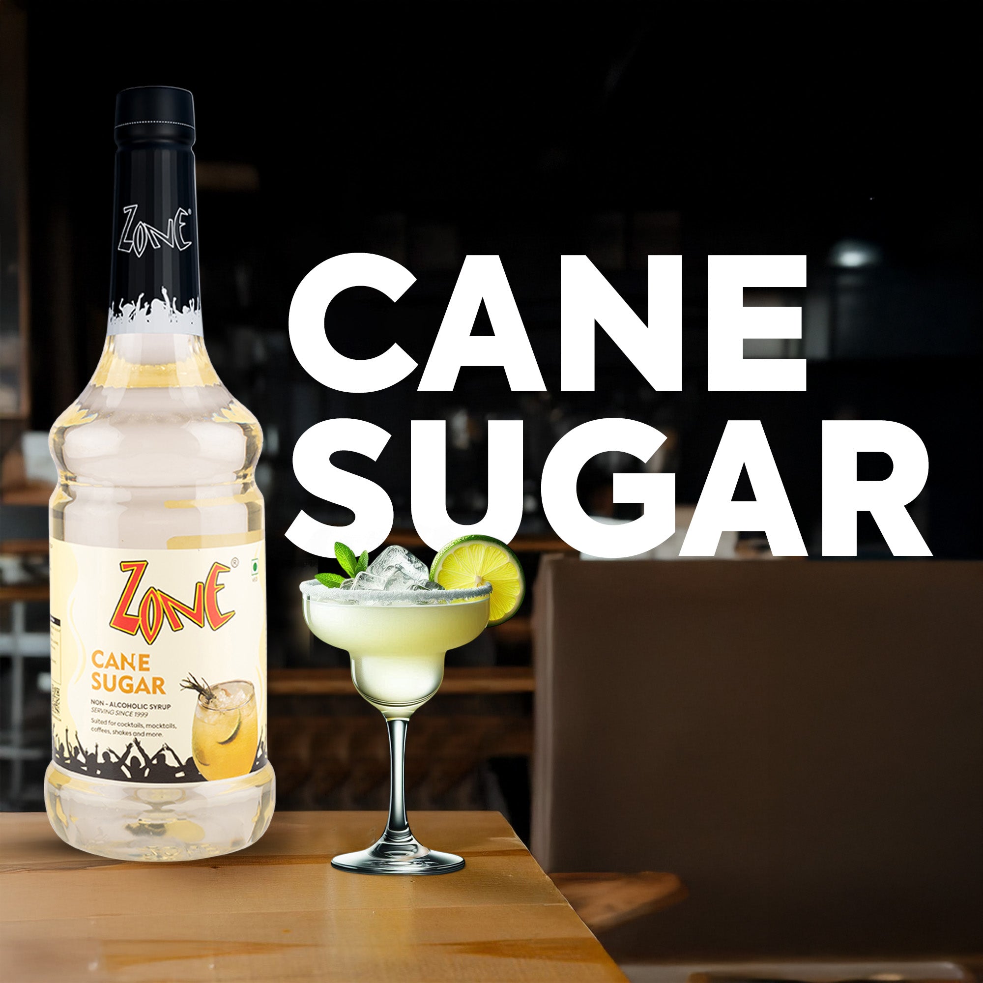 Zone Cane Sugar Flavoured Syrup 1000ml