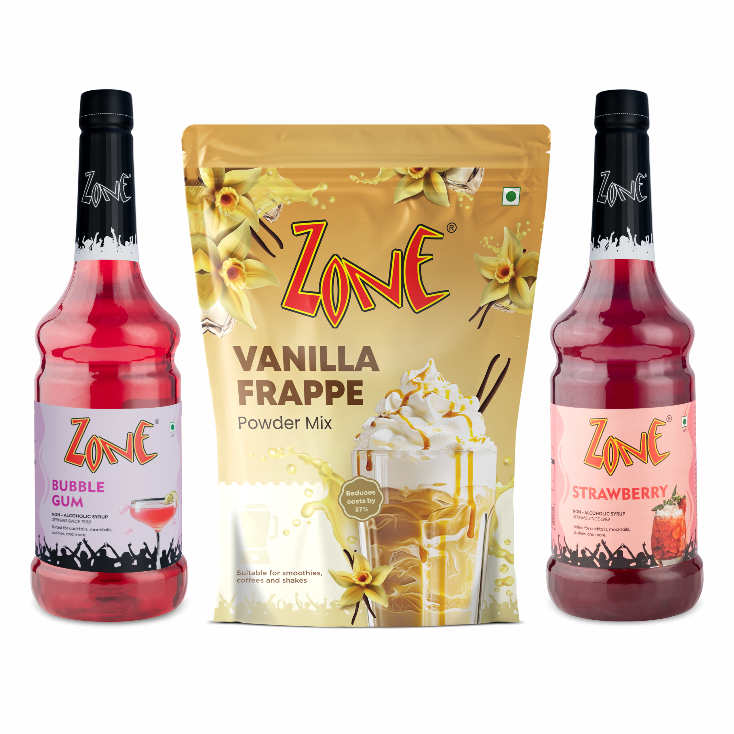 Cutie Red Sip Combo – Bubblegum Strawberry Thick Shake Kit | Children’s Day Special