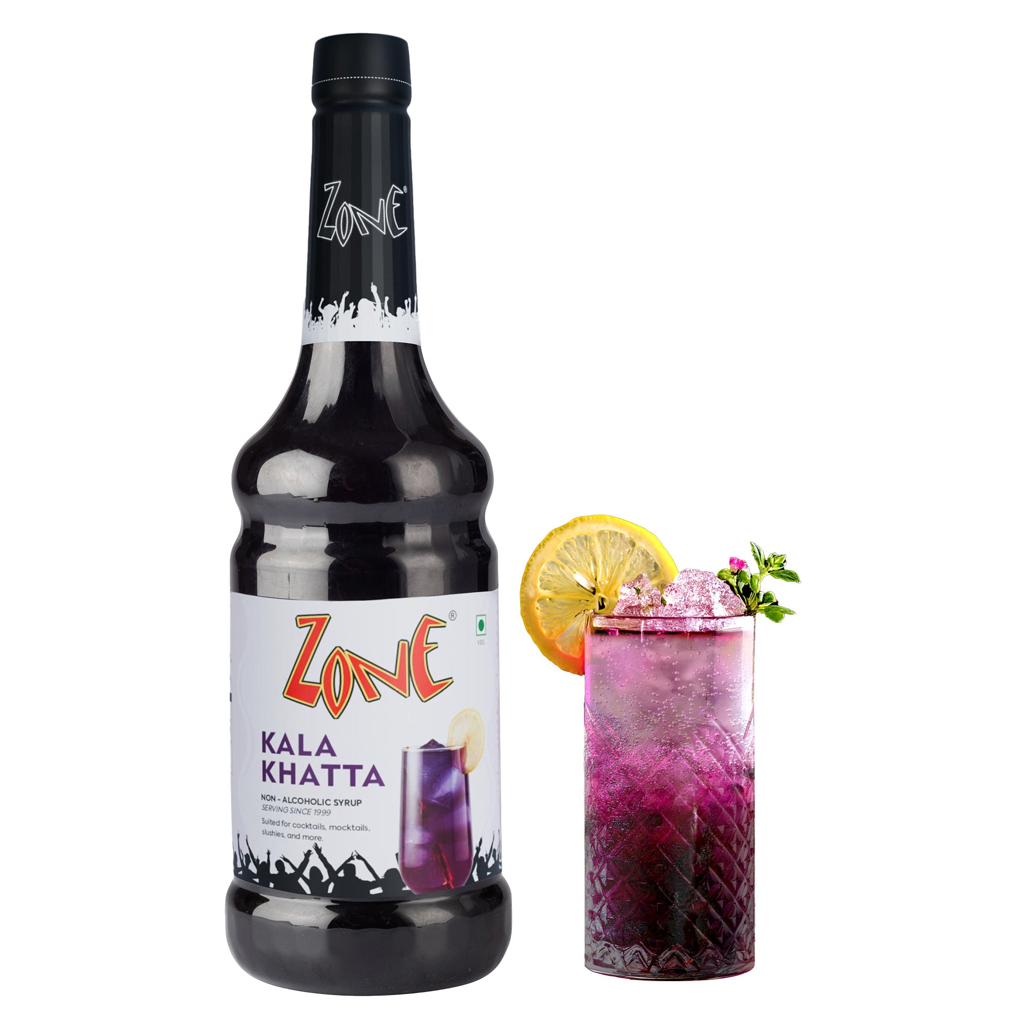 Zone Kala Khatta Flavoured Syrup 1000ml