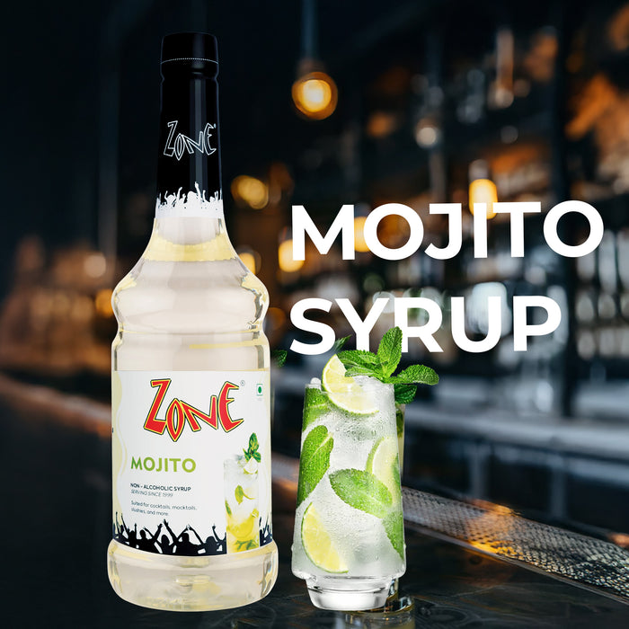 Mojito Syrup for Mocktails & Cocktails | Zone Mojito Syrup 1L