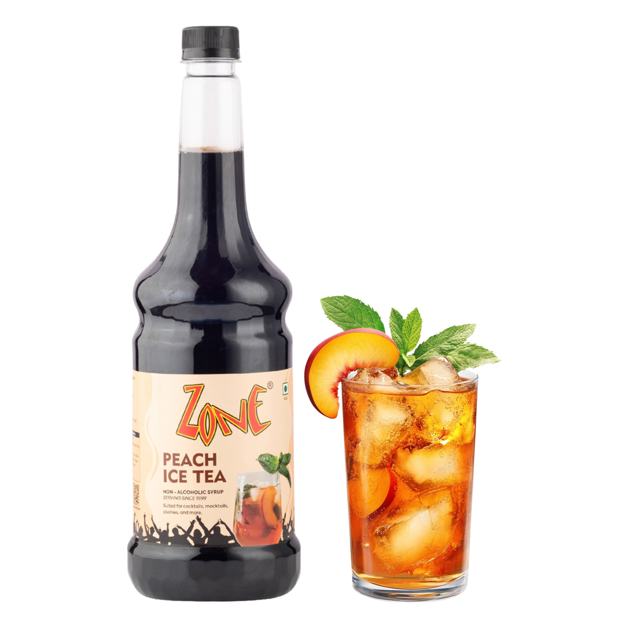 Zone Peach Ice Tea Flavoured Syrup 1000ml