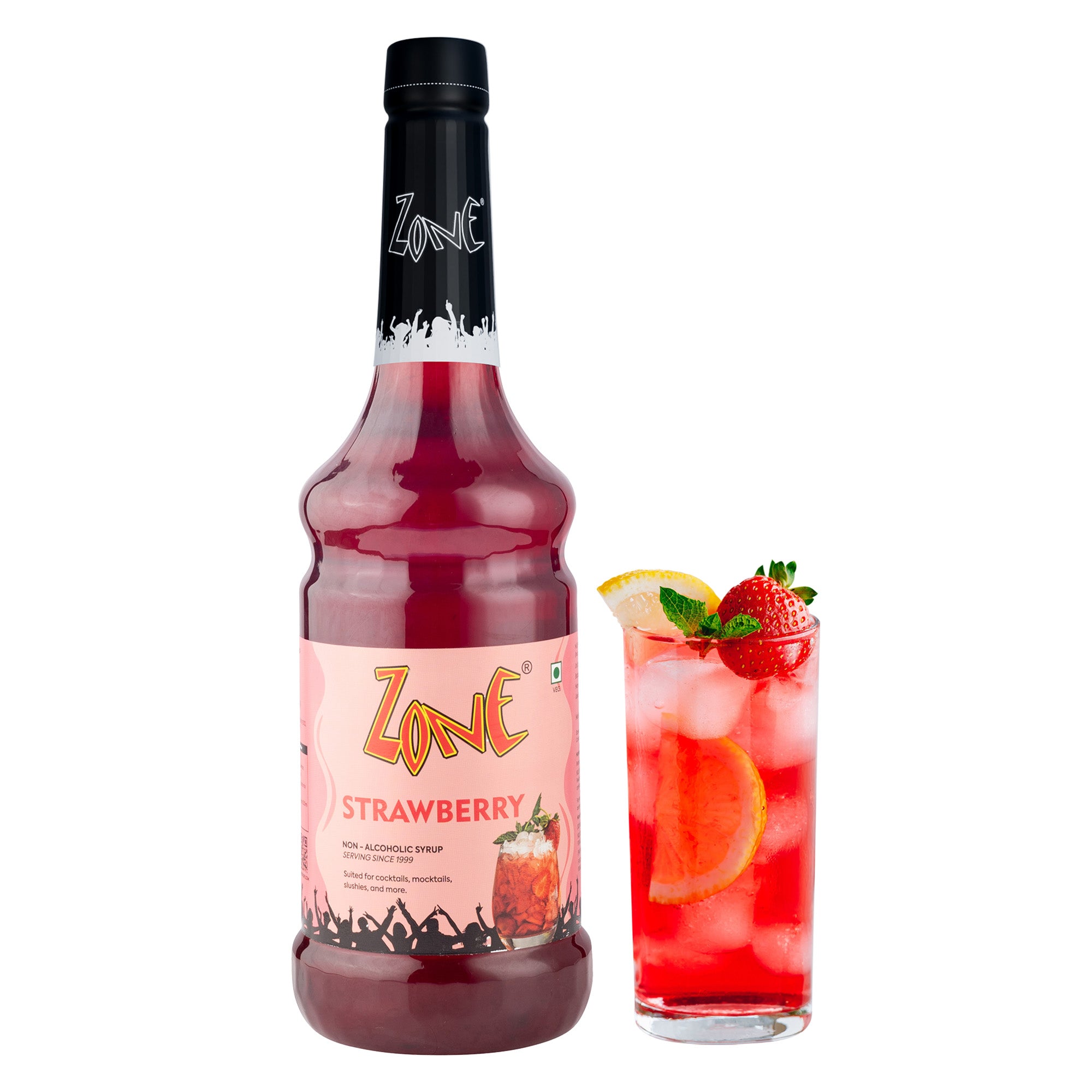 Zone Cranberry Flavoured Syrup 1L | Cocktails, Mocktails & more