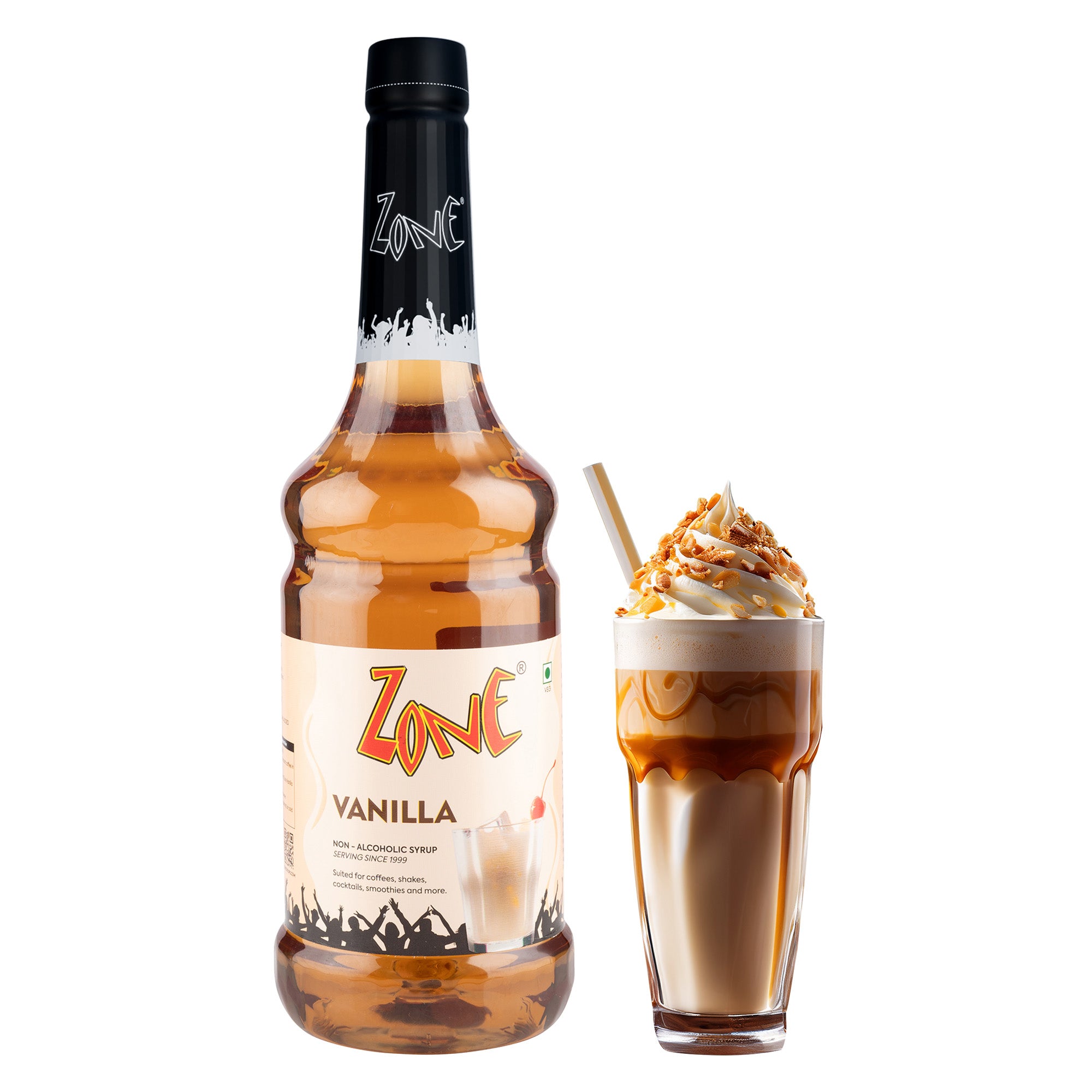 Zone Vanilla Flavoured Syrup 1000ml