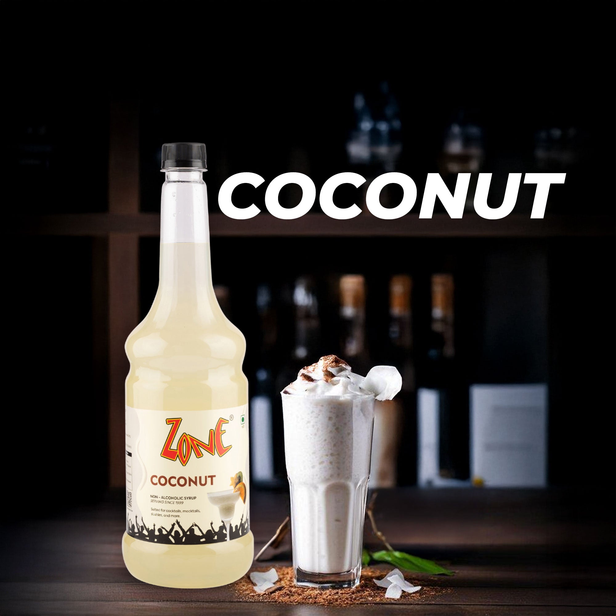 Zone Coconut Flavoured Syrup 1000ml