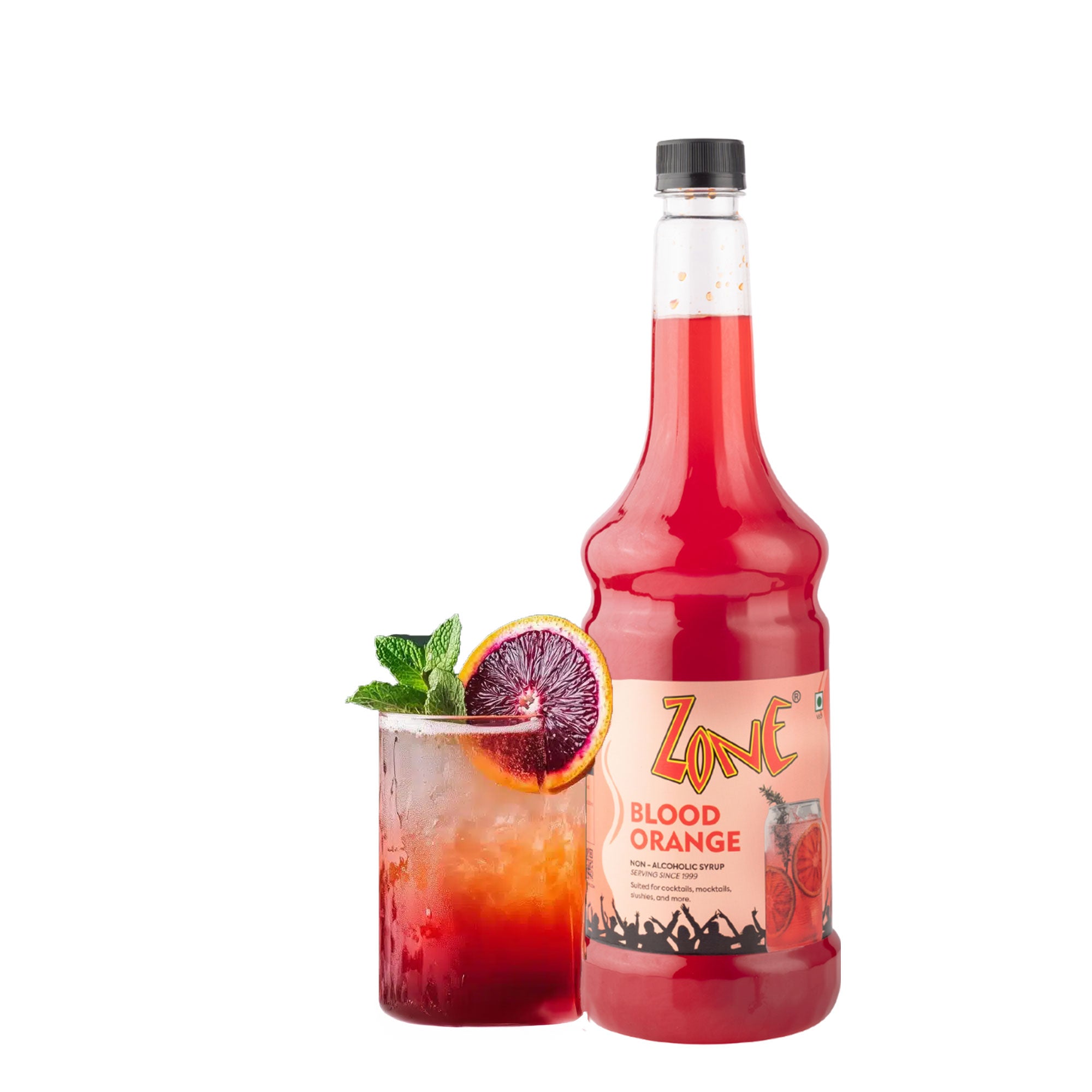 Zone Blood Orange Flavoured Syrup 1000ml
