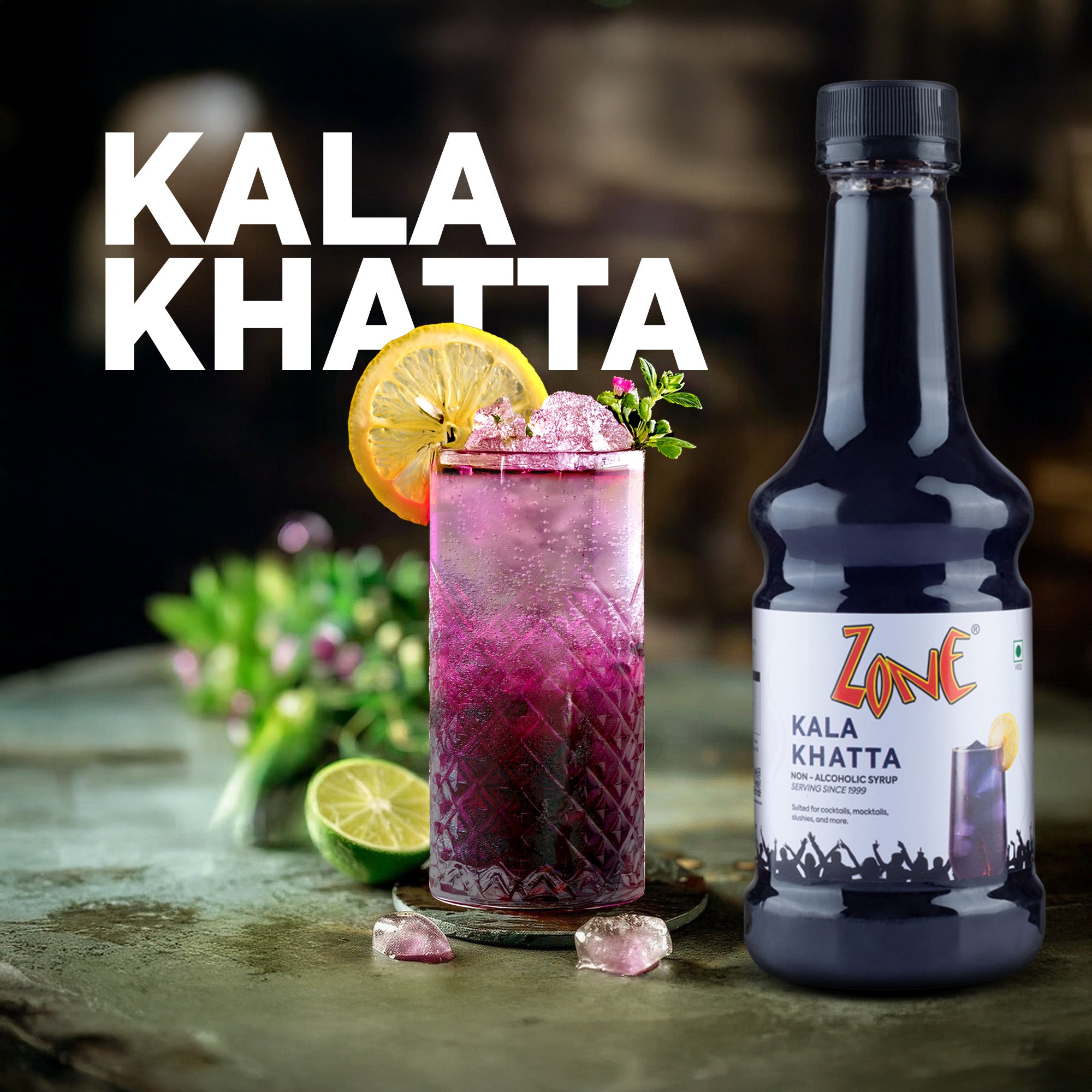 Zone Kala Khatta Flavoured Syrup 300ml