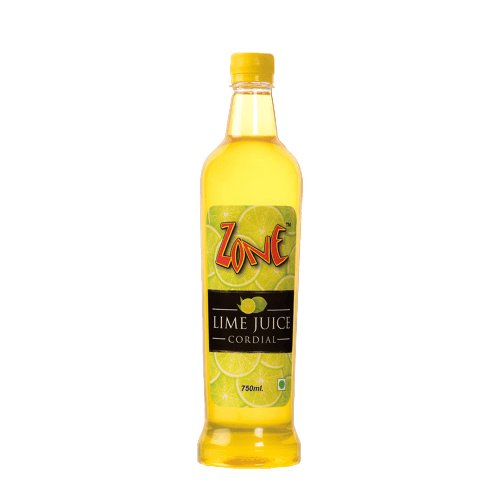 Zone Lime Juice Flavoured Cordial 750ml